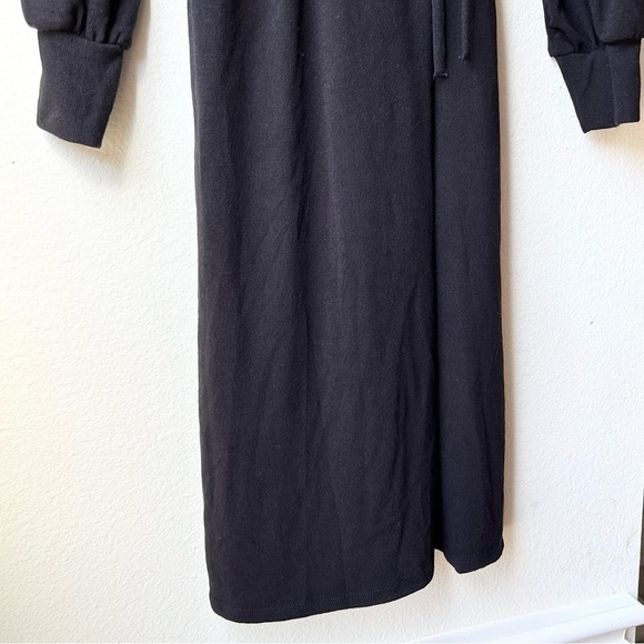 NWT Fraiche by J Black Faux Wrap Long Sleeve Midi Knit Sweater Dress Sz L - Picture 7 of 14
